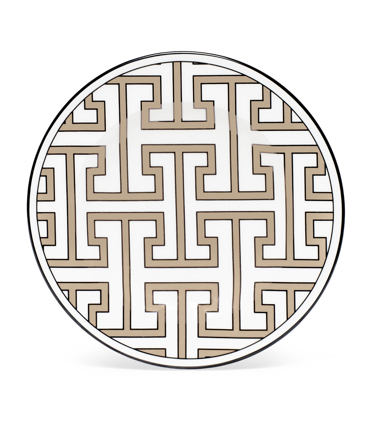 O.W. London Maze pattern tea plate 16.5cm, imported from the UK