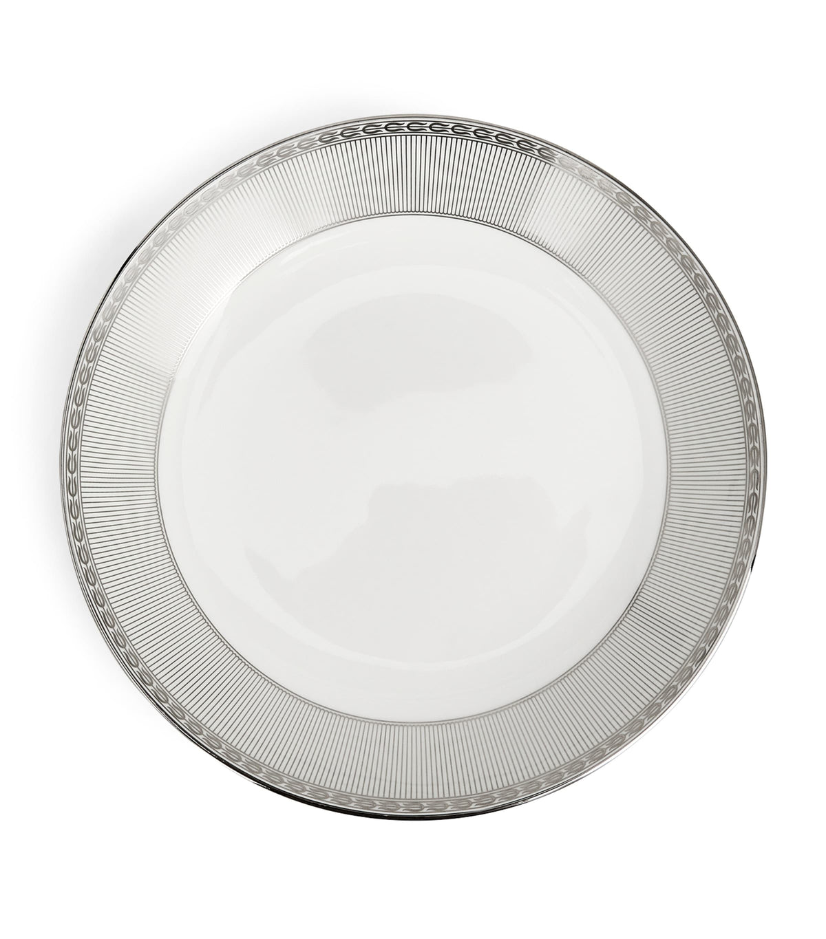 Wedgwood Silver Tonquin bone china deep plate 22cm (British brand)