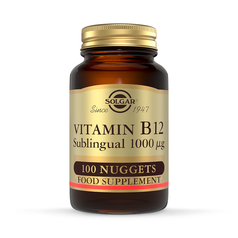 Solgar Vitamin B12 1000µg 100 Nuggets (British brand)