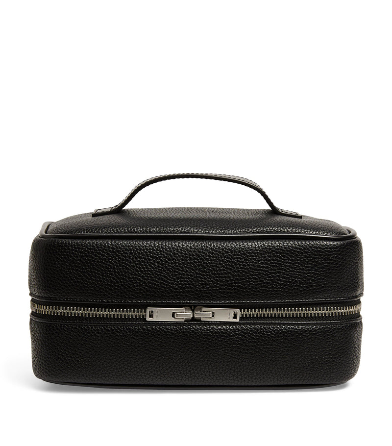 Sandro Paris grained wash bag (British brand)