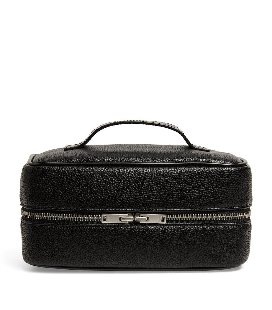 Sandro Paris grained wash bag (British brand)