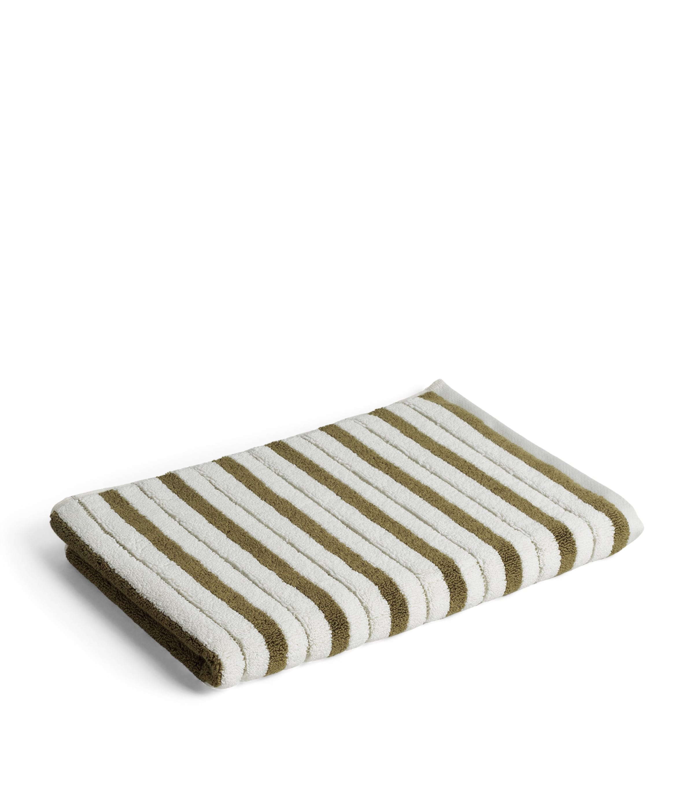 BAINA organic cotton striped bath mat 50cm x 80cm - British product