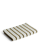 BAINA organic cotton striped bath mat 50cm x 80cm - British product
