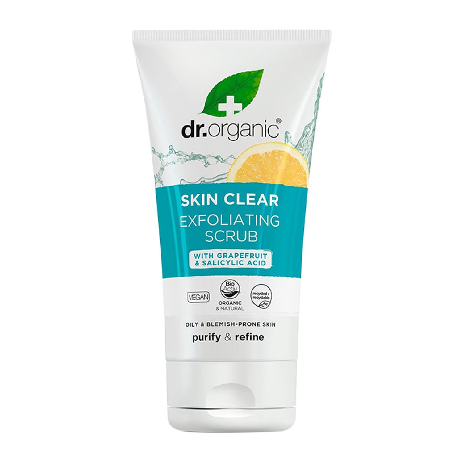 Dr Organic Skin Clear Exfoliating Face Scrub 150ml - British product
