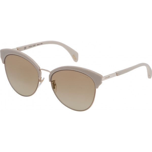 Police Gold metal frame sunglasses 56mm, UK version