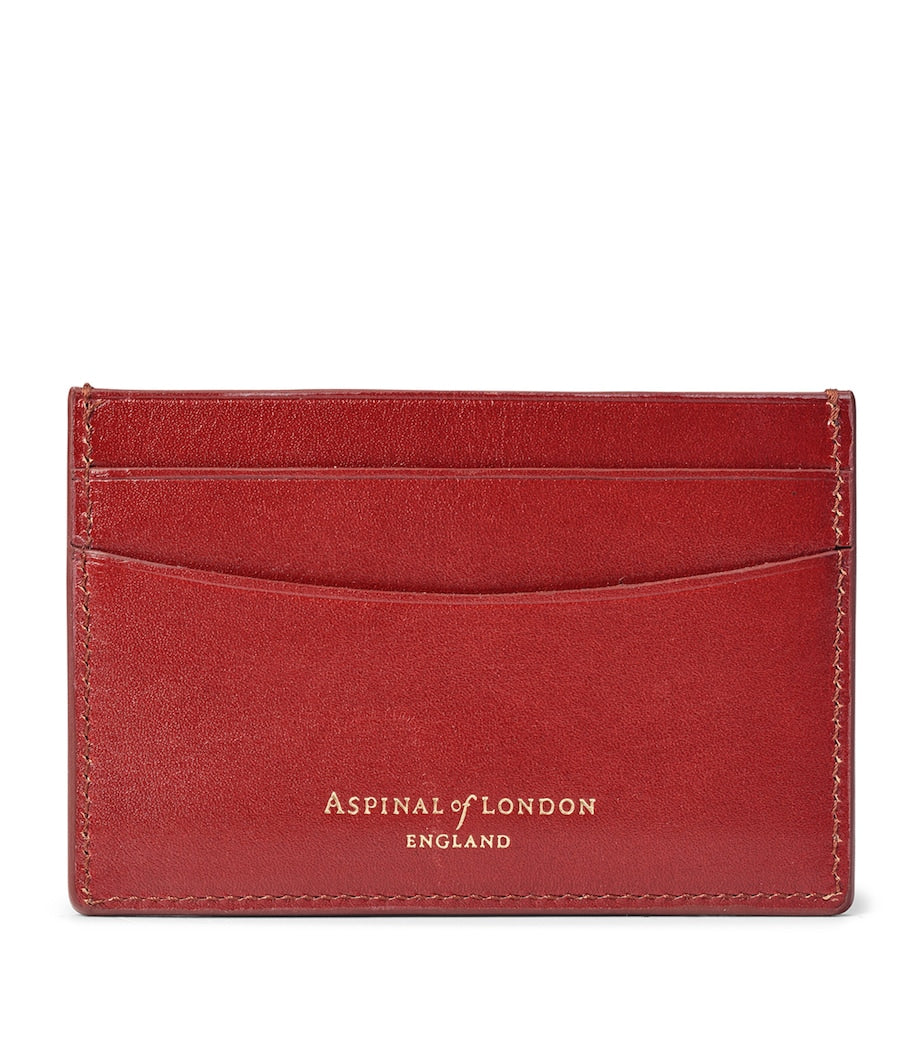 Aspinal of London slim card holder Italian calf leather, UK version