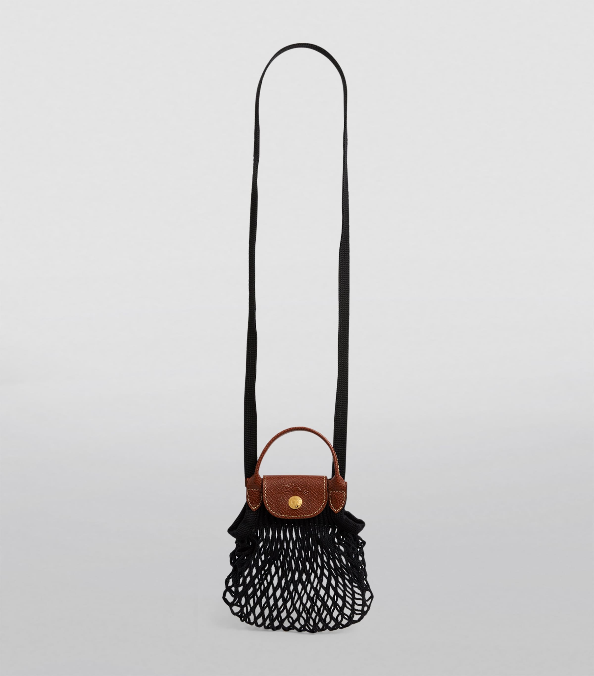 Longchamp extra-small Le Pliage Filet mesh tote bag - British product