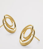 Monica Vinader gold vermeil Nura earrings, UK version