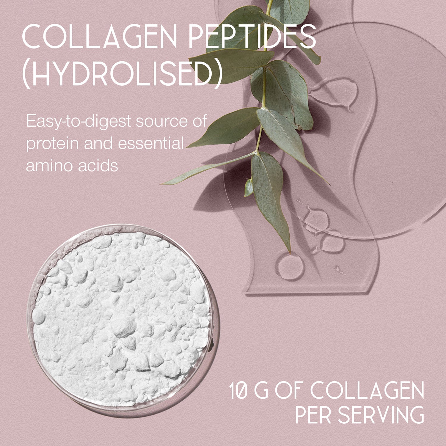 SuperSelf premium bovine collagen peptides powder 400g, imported from the UK