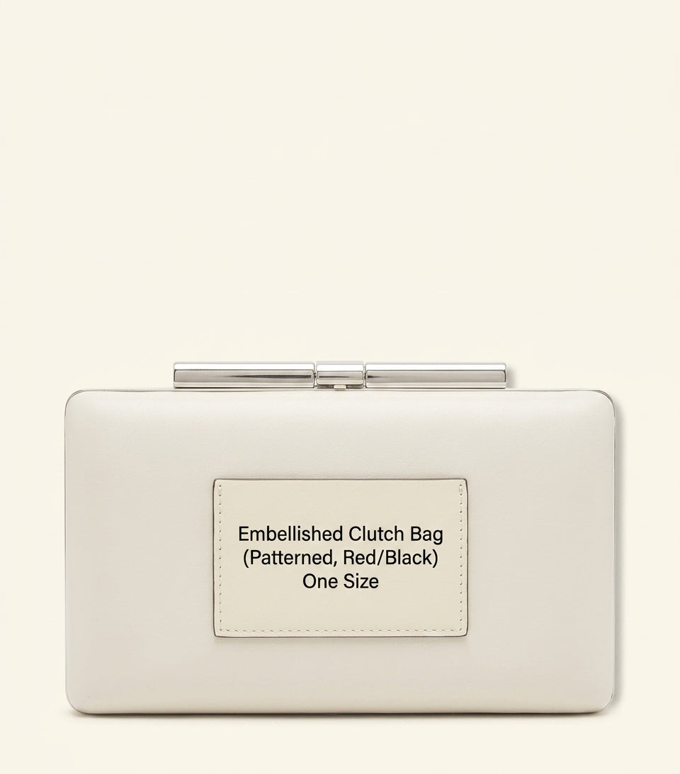 McQueen T-Bar box clutch bag - British product
