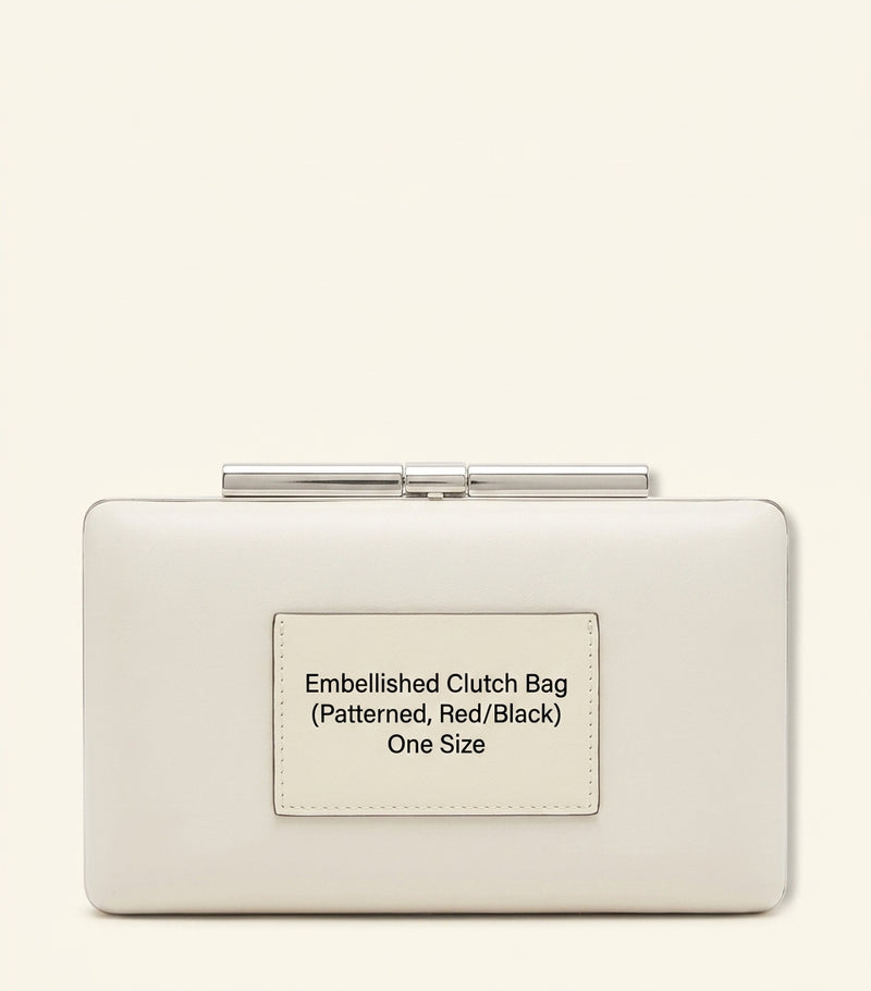 McQueen T-Bar box clutch bag - British product