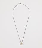 Tom Wood Mined necklace in sterling silver with tourmaline (British brand)