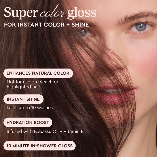 Glaze hair gloss Blazing Brown 190ml, UK version