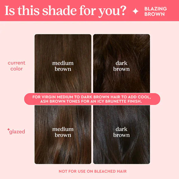 Glaze hair gloss Blazing Brown 190ml, UK version