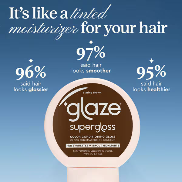 Glaze hair gloss Blazing Brown 190ml, UK version
