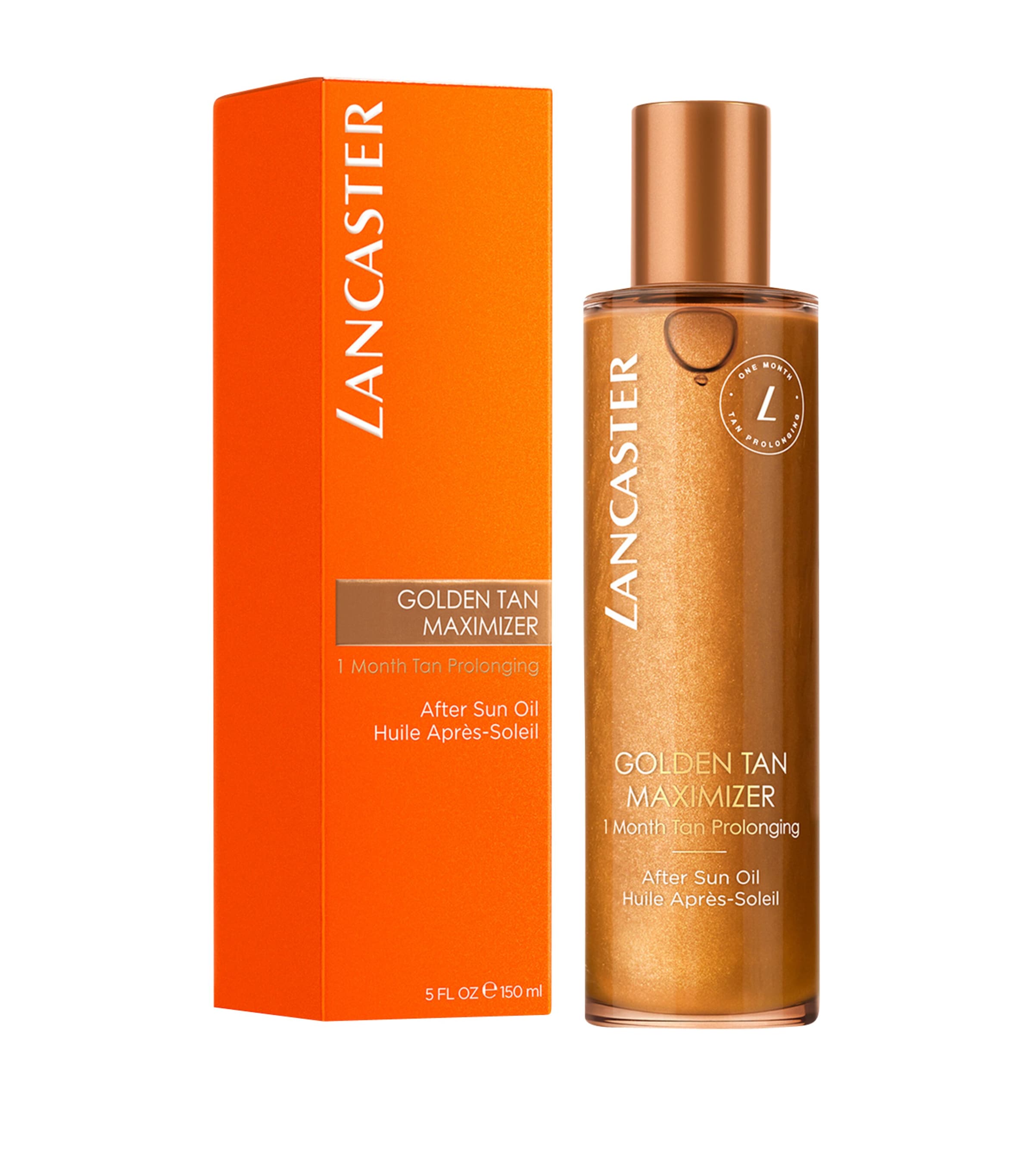 Lancaster Golden Tan Maximizer After Sun Oil 125ml, UK version