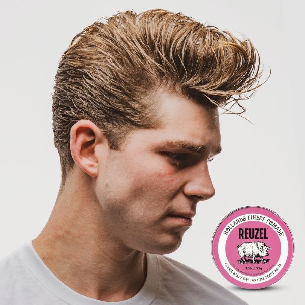Reuzel Pink Grease pomade 95g, imported from the UK