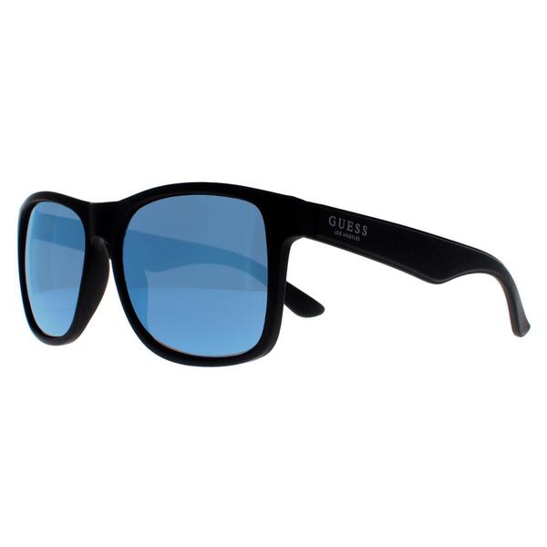 Guess sunglasses GF0203 black blue mirrored - British product