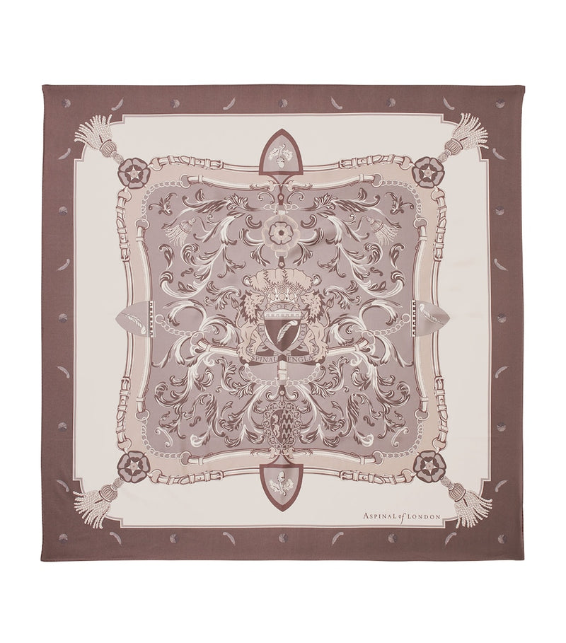 Aspinal of London silk scarf 90x90cm, UK version