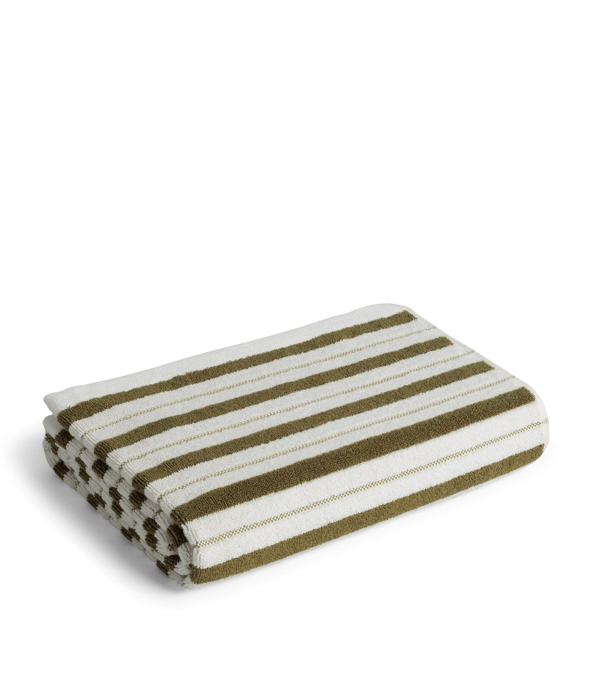 BAINA organic cotton striped bath towel 70cm x 140cm - British product