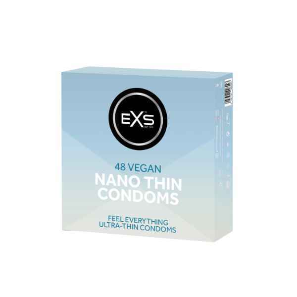 EXS Nano Thin condoms lightweight 48 pack, UK version