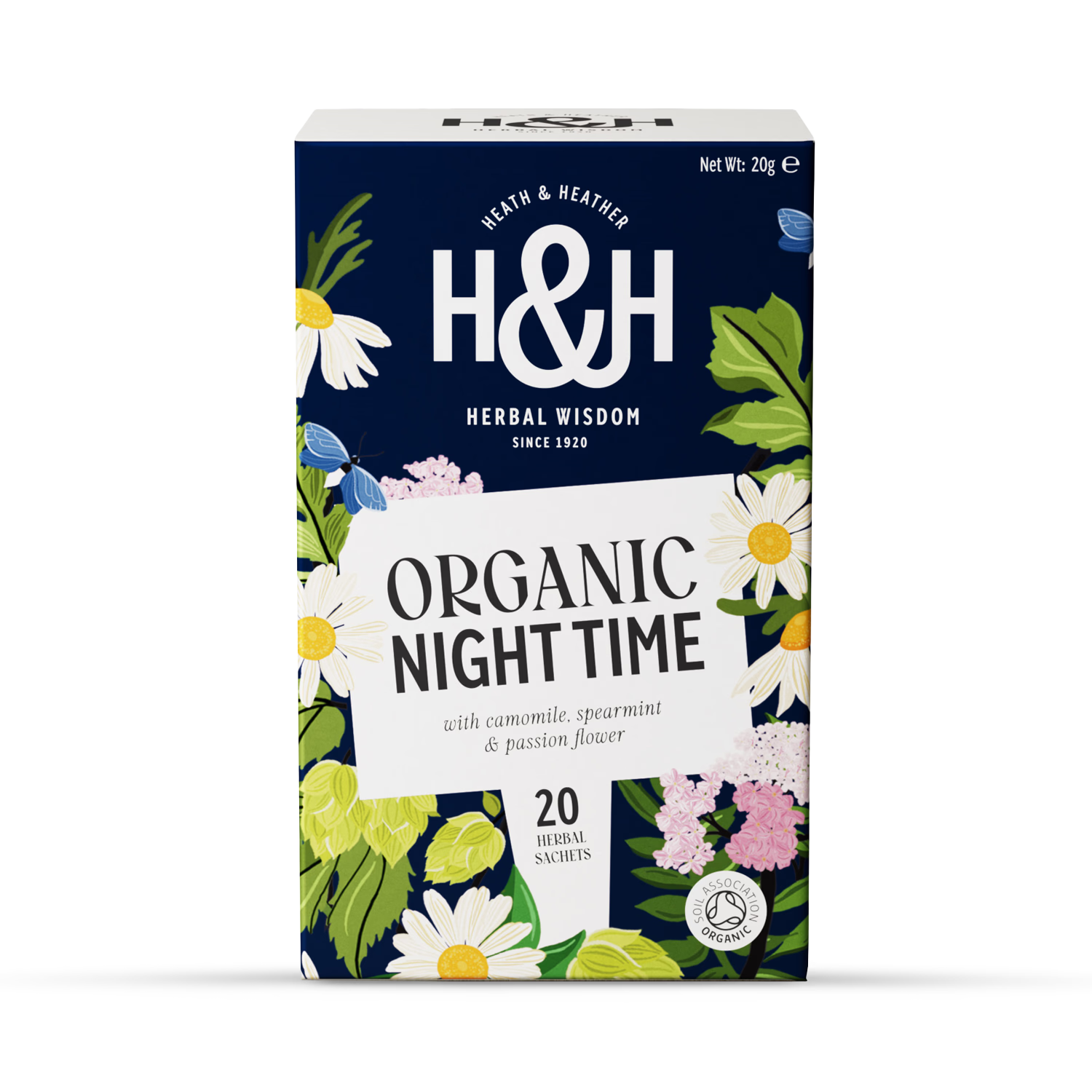Heath Heather Organic Night Time 20 Tea Bags