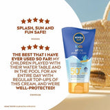 NIVEA SUN Kids Protect & Play Sun Cream Lotion SPF50+ 150ml GOODS Superdrug   