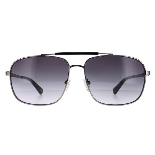 Guess GU5210 grey unisex aviator sunglasses, imported from the UK