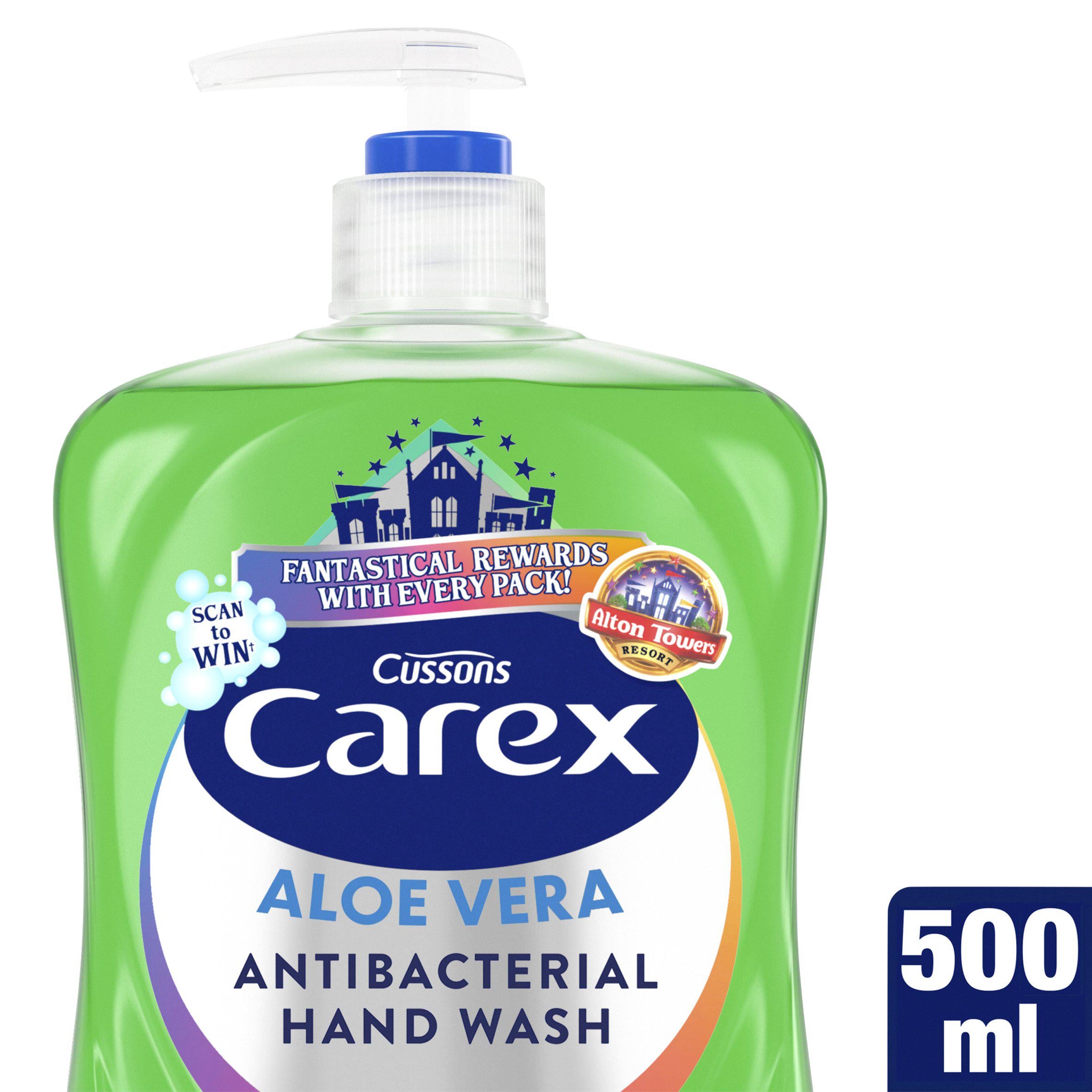 Carex Antibacterial Aloe Vera Hand Wash 500ml GOODS Sainsburys   