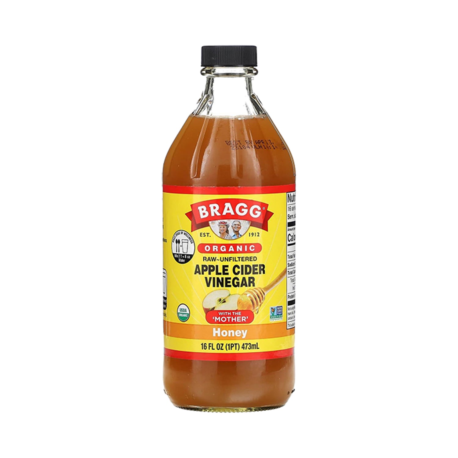 Bragg Organic Apple Vinegar Honey 473ml - British product