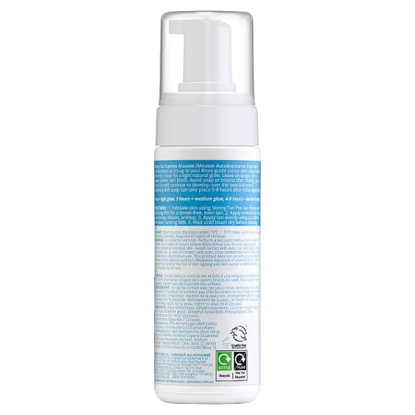 DNR Skin & Tan Self Tan Mousse Medium 150ml - British product