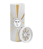 Fornasetti Tall Soli pillar candle 800g - British product