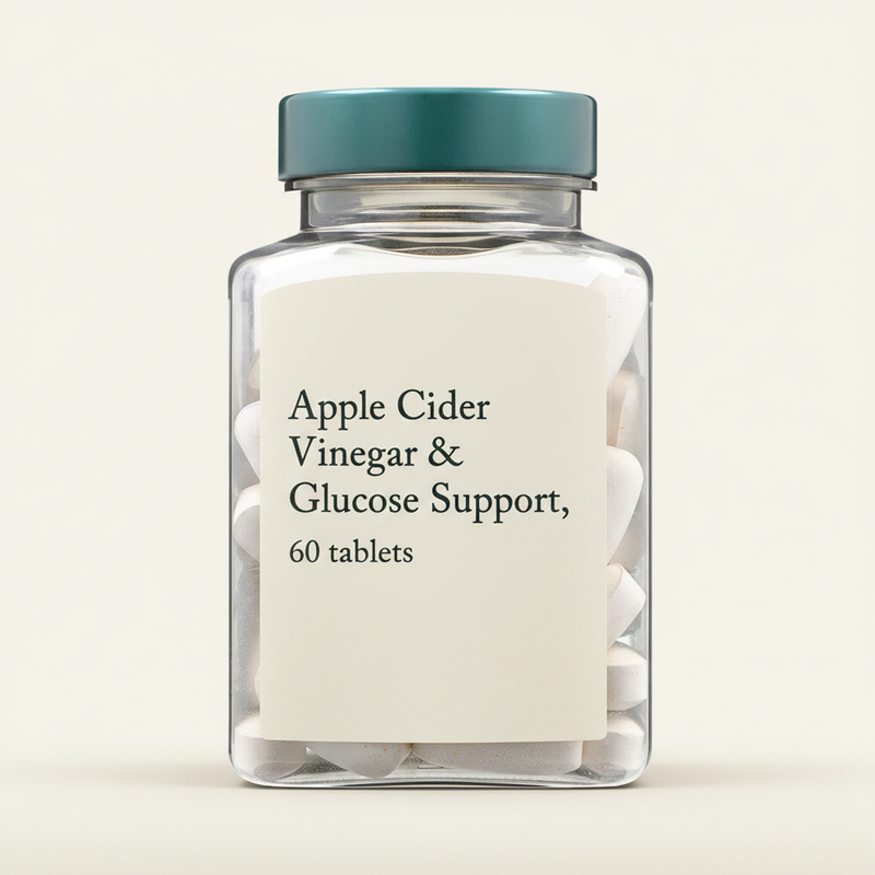 Holland & Barrett Apple Cider Vinegar Glucose Support Tablets 60, UK version