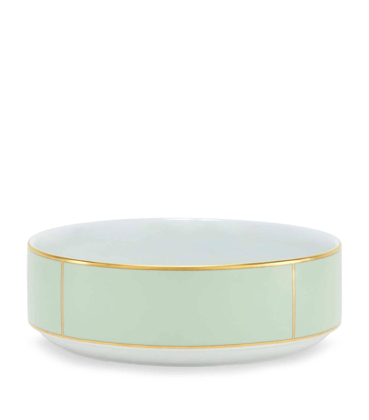 GINORI 1735 porcelain salad bowl Verde 24cm, UK version