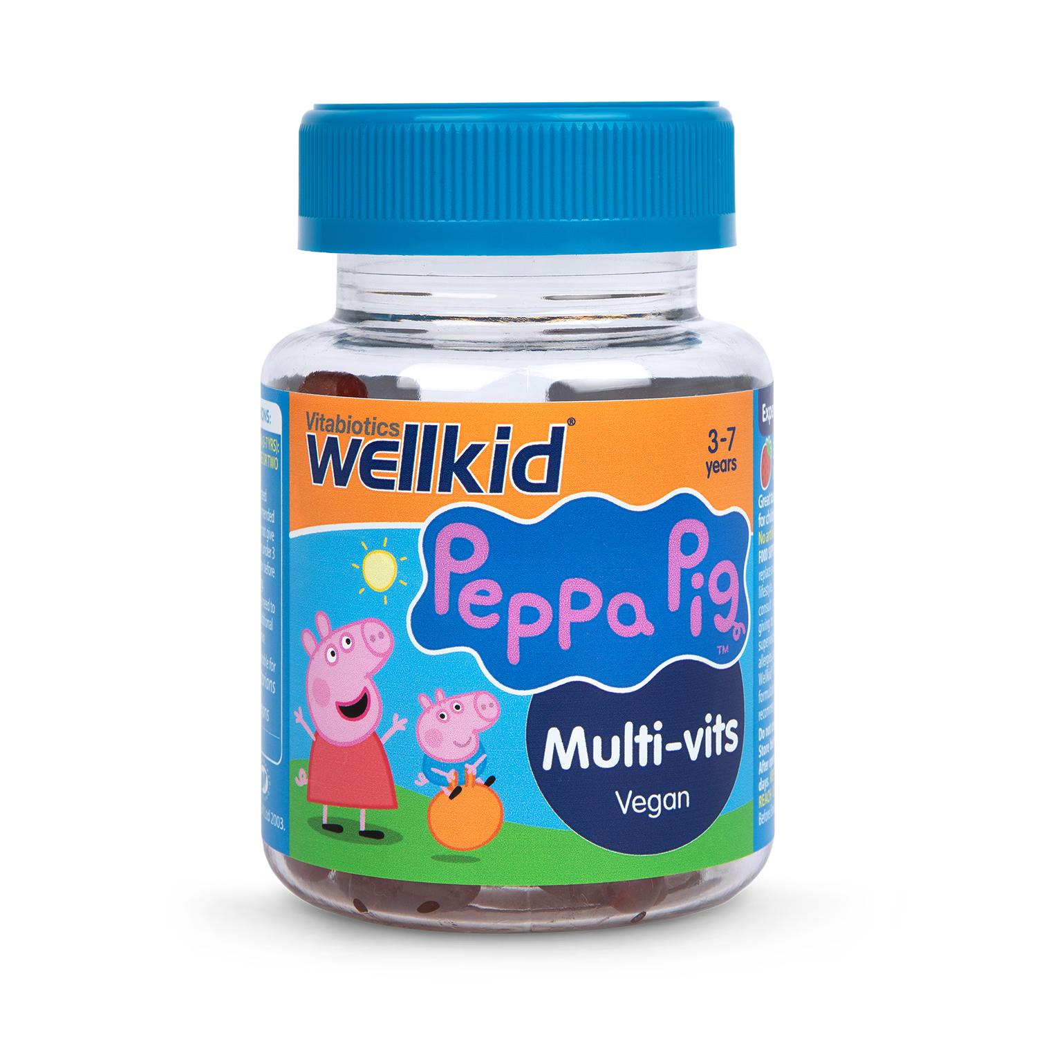 Vitabiotics Wellkid Peppa Pig strawberry jelly multi-vitamin 30 pack (British brand)