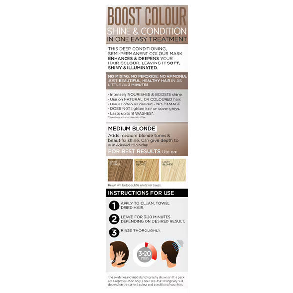 Knight & Wilson semi-permanent hair colour Medium Blonde, imported from the UK