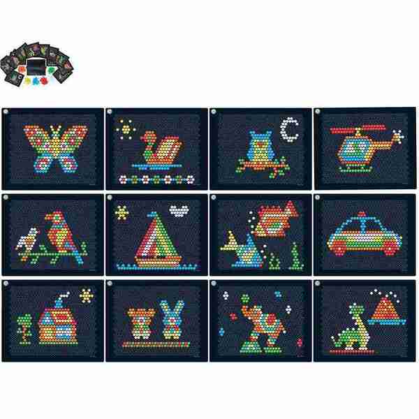 Small World Toys creative art lights pegboard set (British brand)