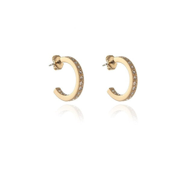 Cachet Saga hoop earrings 18mm, imported from the UK