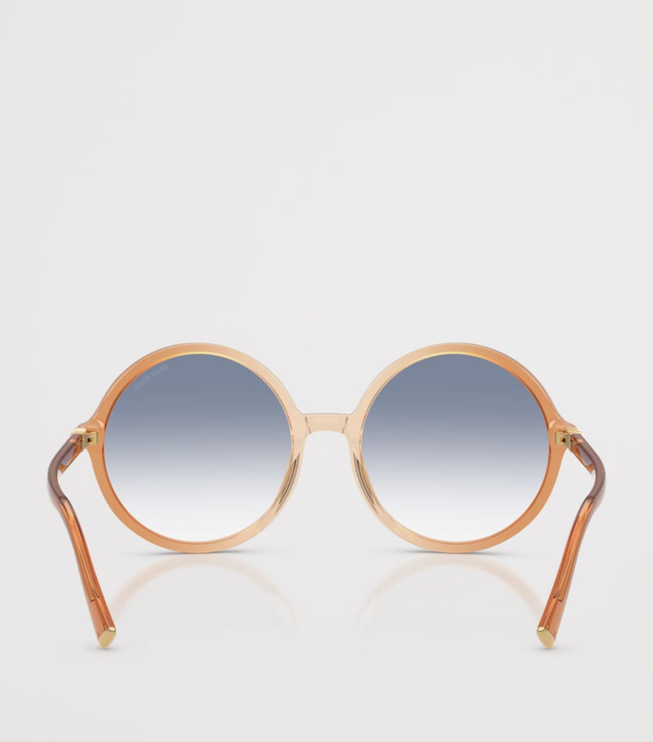 Miu Miu acetate oversized round sunglasses imported from the UK