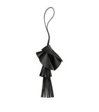 Ralph Lauren lambskin floral bag charm with tassels, UK version