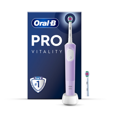 Holland & Barrett Oral-B Vitality PRO Electric Rechargeable Toothbrush Lilac- Buy online at McGrocer