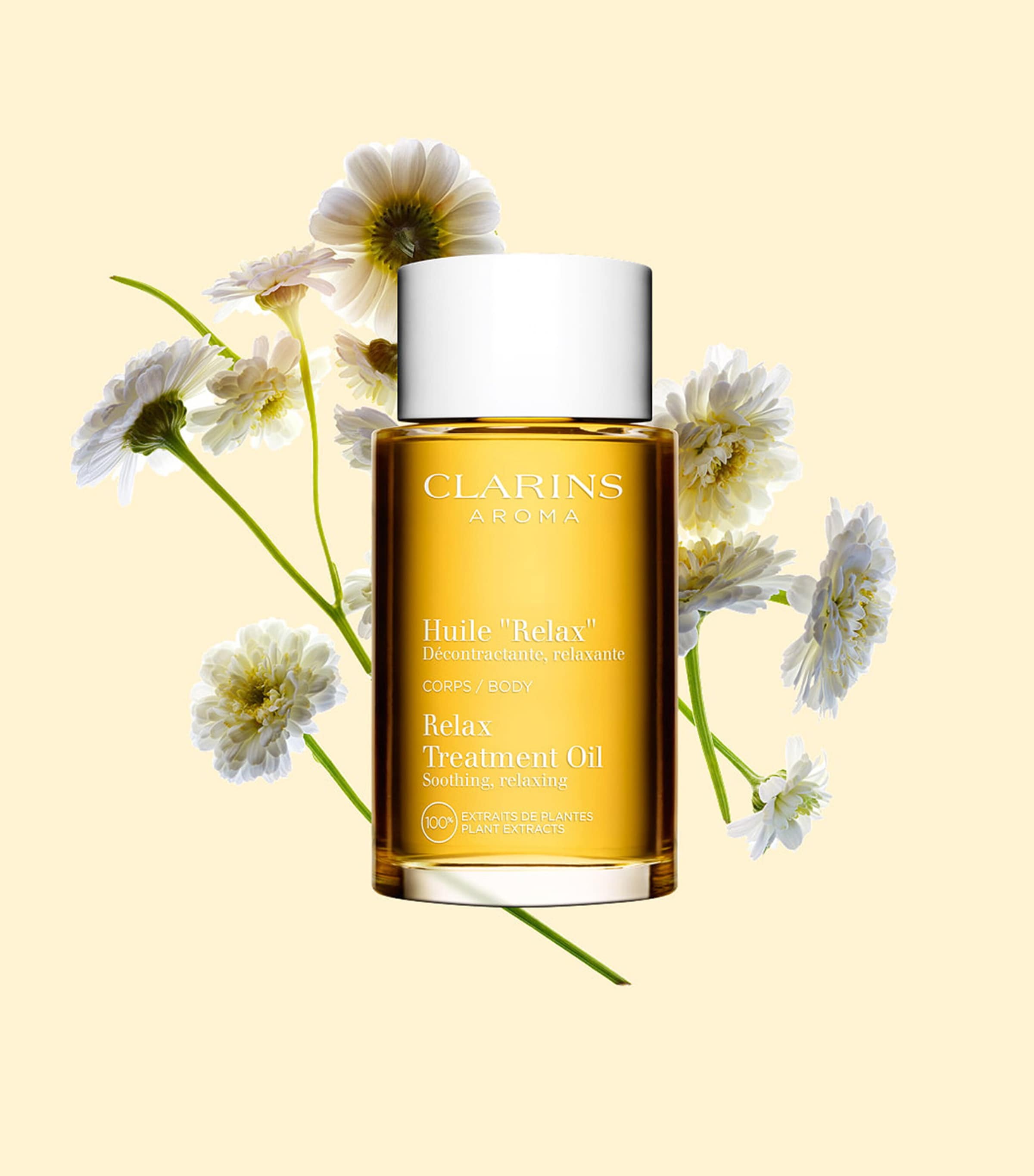 Clarins Relax Body Treatment Oil 100ml, imported from the UK