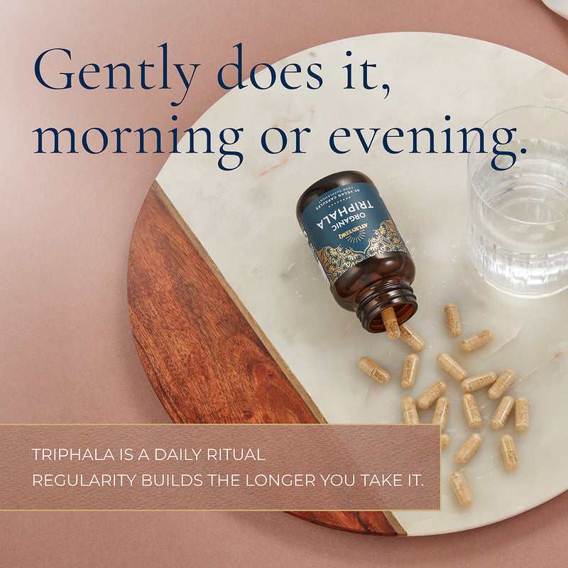 Ayurvediq Organic Triphala capsules 60 count, UK version