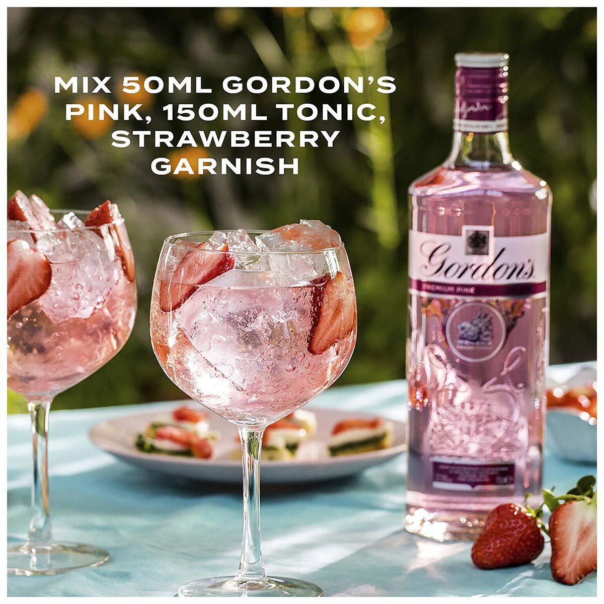 Gordon's Premium Distilled Pink Gin, 1L Gin Costco UK