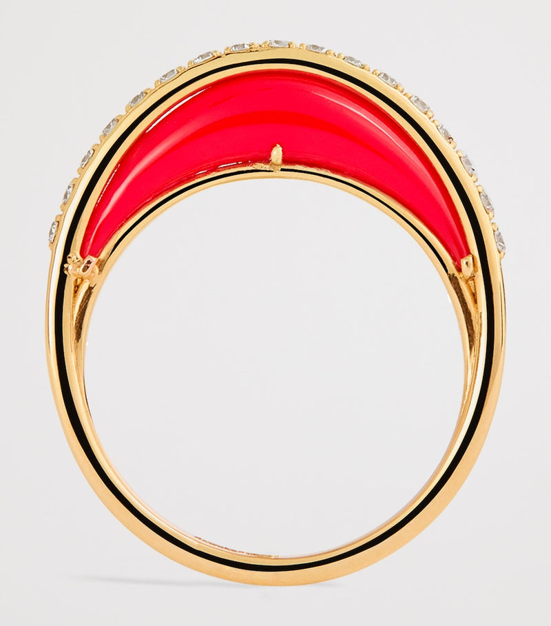 L'Atelier Nawbar Bloop Moon ring size 53 - British product