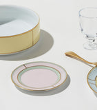 GINORI 1735 bread plate Colonna Diva Rosa 17cm, UK version