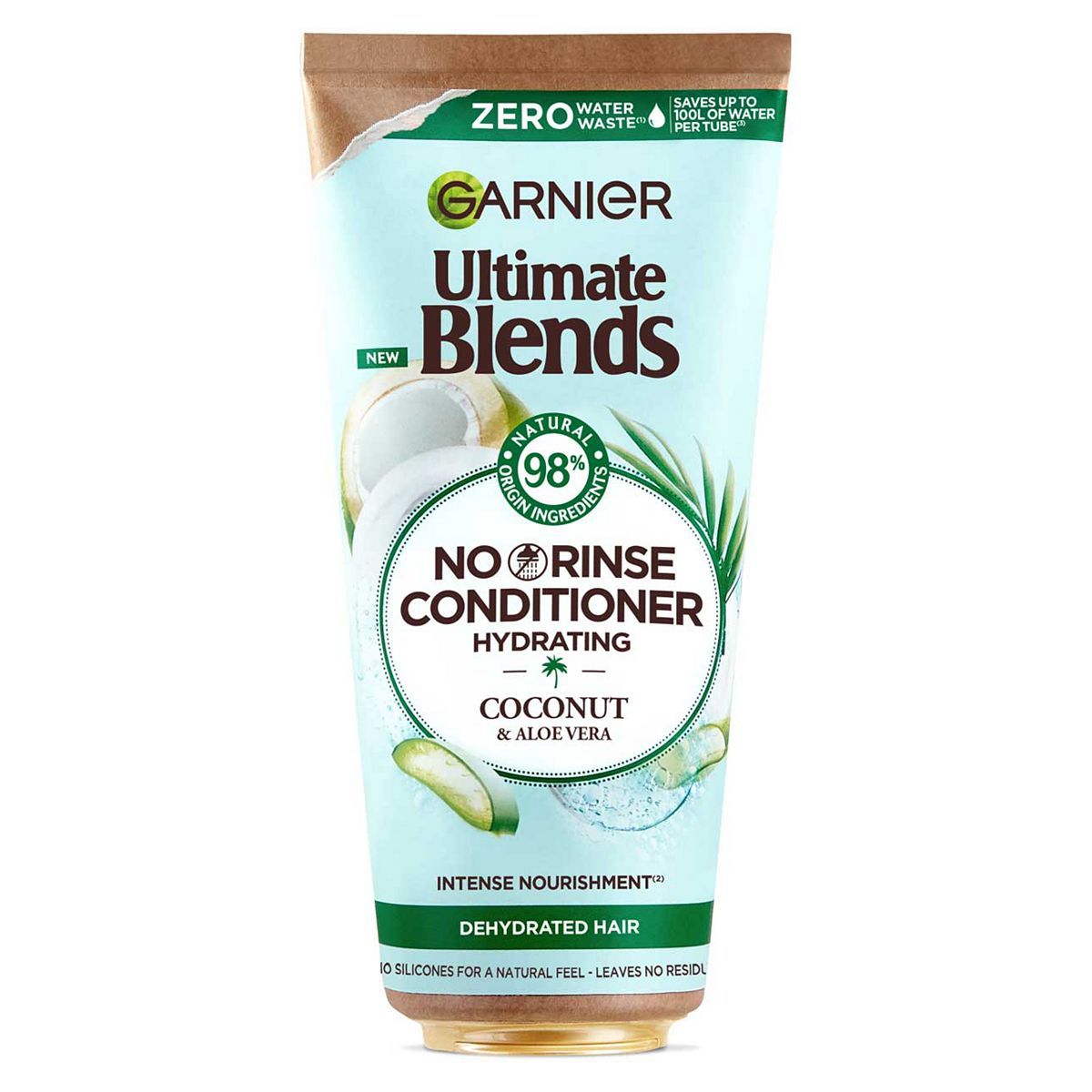 Garnier Ultimate Blends Coconut and Aloe Hydrating No Rinse Conditioner for Normal Hair Haircare & Styling Boots   