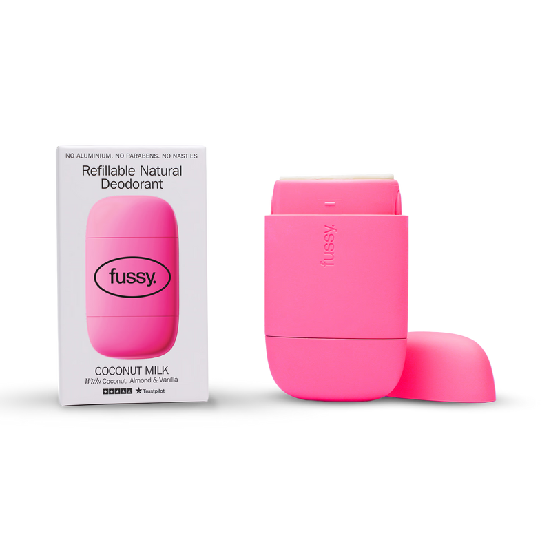 Fussy natural deodorant Coconut Milk starter pack, UK version