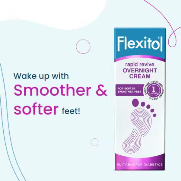Flexitol Rapid Revive Overnight Foot Cream 50g - British product