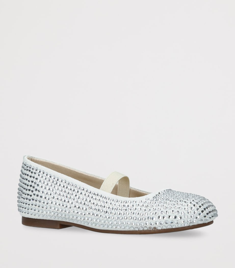BabyWalker leather Mary Jane shoes with Swarovski crystal embellishments - British product